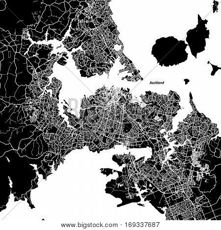 Auckland Vector Map