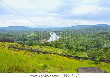 Beautiful landscape view at Elephant rock viewpoint