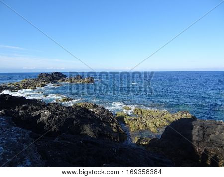 Landscape of the islanders of Formigas, Azores, Portugal