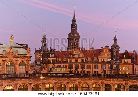 The Catholic Church of the Royal Court of Saxony in Dresden Germany