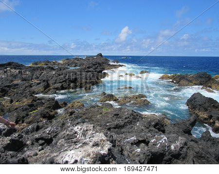 Landscape of the islanders of Formigas, Azores, Portugal