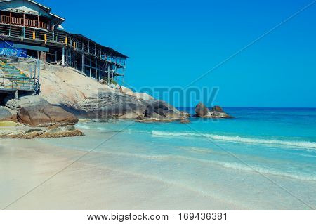 Haad Rin Nok beach at Koh Phangan Island, Thailand, Asia