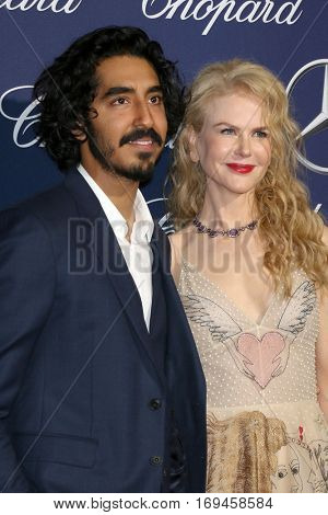 PALM SPRINGS - JAN 2:  Dev Patel, Nicole Kidman at the Palm Springs International FIlm Festival Gala at Palm Springs Convention Center on January 2, 2017 in Palm Springs, CA