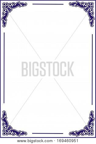 Certificats Frame blank template for a certificate or diploma