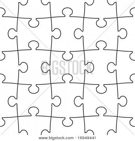 transparente nahtlose puzzle