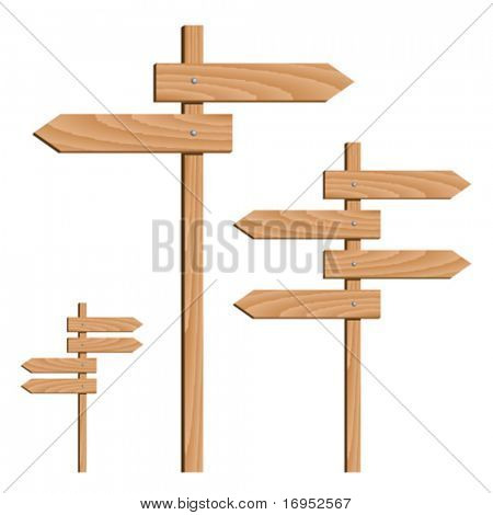 вектор деревянные направление стрелки