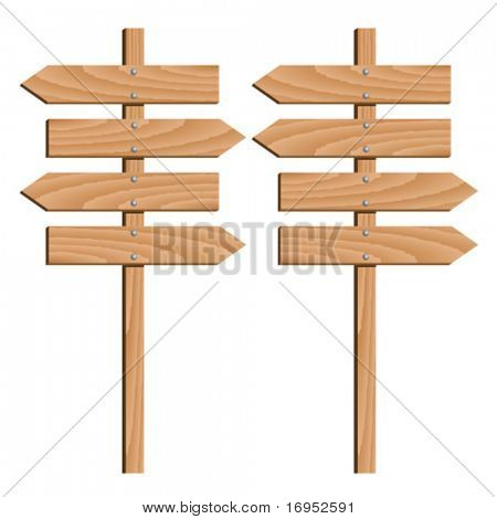 вектор деревянные направление стрелки