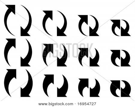 вектора перезагрузки стрелы