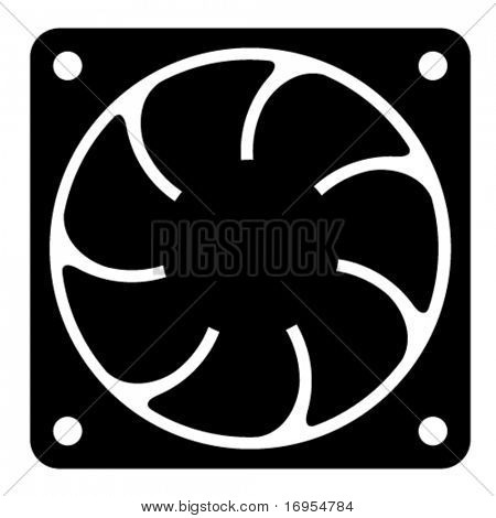 ventola computer Vector