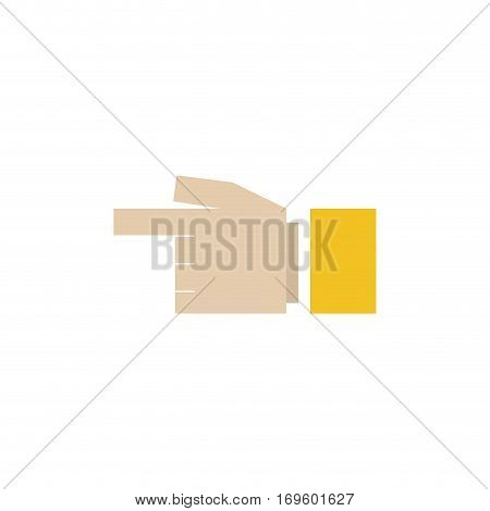 Hand gesture sign icon vector illustration graphic design