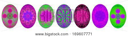 Easter rozpisnye eggs for Easter holiday traditionally