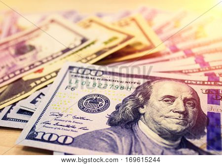 American Currency. Dollars
