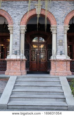 SHANGHAI - FEBRUARY 27: Hotel Massenet At Sinan Mansions at 51 Sinan Road (Sinan Lu) , Huangpu District in Shanghai, China, February 27, 2016.