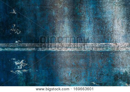 grunge wall background vintage style , green and blue colors .