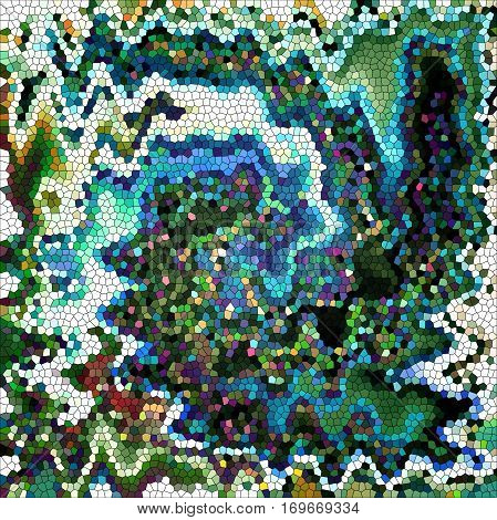 Abstract coloring background of the horizon gradient with visual wave,pinch,twirl, stained glass and lighting effects,good for your design