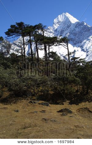 Vrchol hory - Himálaj, Khumbu