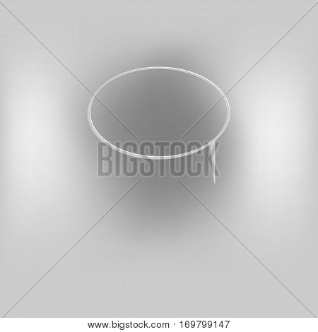 Vector isolated moder banner icon bubble speesh illustration