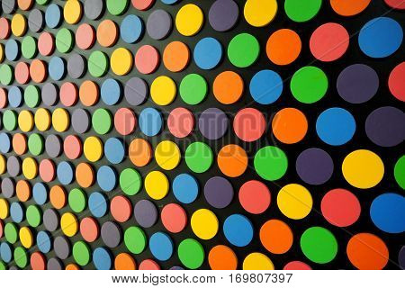 Colourful Poka Dot