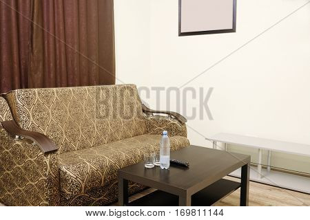 Interior of a hotel room