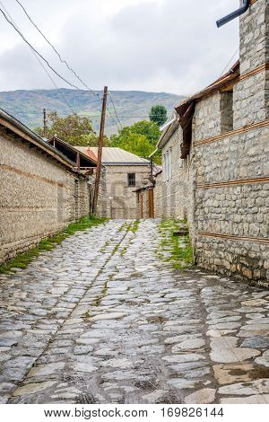 Street Made Of Stone, Lahich, Azerbaijan