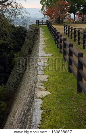 Fortifications of Marugame castle - Kagawa prefecture, Japan