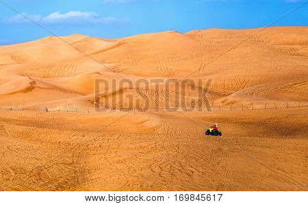 Desert and Sand Dunes.  United Arab Emirates