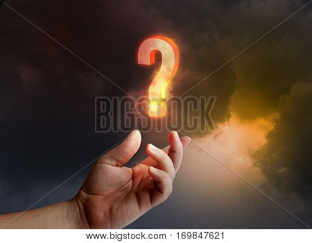 Answers to the questions concept design illustration banner