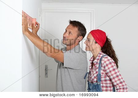 Yeni paperwall rengini seçmek Çift