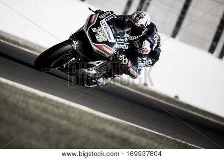 VALENCIA, SPAIN - NOV 13: Loris Baz during Motogp Grand Prix of the Comunidad Valencia on November 13, 2016 in Valencia, Spain.