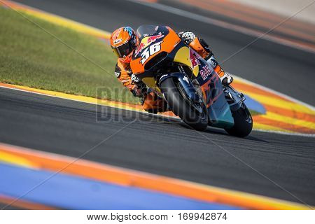 VALENCIA, SPAIN - NOV 12: Mika Kallio during Motogp Grand Prix of the Comunidad Valencia on November 12, 2016 in Valencia, Spain.