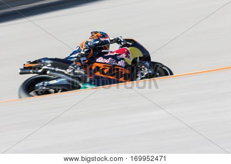 VALENCIA, SPAIN - NOV 12: Mika Kallio during Motogp Grand Prix of the Comunidad Valencia on November 12, 2016 in Valencia, Spain.