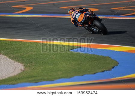 VALENCIA, SPAIN - NOV 12: Mika Kallio during Motogp Grand Prix of the Comunidad Valencia on November 12, 2016 in Valencia, Spain.