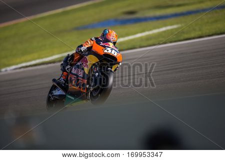 VALENCIA, SPAIN - NOV 12: Mika Kallio during Motogp Grand Prix of the Comunidad Valencia on November 12, 2016 in Valencia, Spain.
