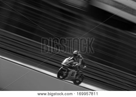 VALENCIA, SPAIN - NOV 12: Wilairot in Moto2 practice during Motogp Grand Prix of the Comunidad Valencia on November 12, 2016 in Valencia, Spain.