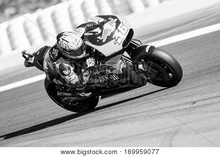 VALENCIA, SPAIN - NOV 11: Mika Kallio during Motogp Grand Prix of the Comunidad Valencia on November 11, 2016 in Valencia, Spain.