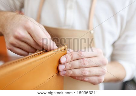 Producing leather item