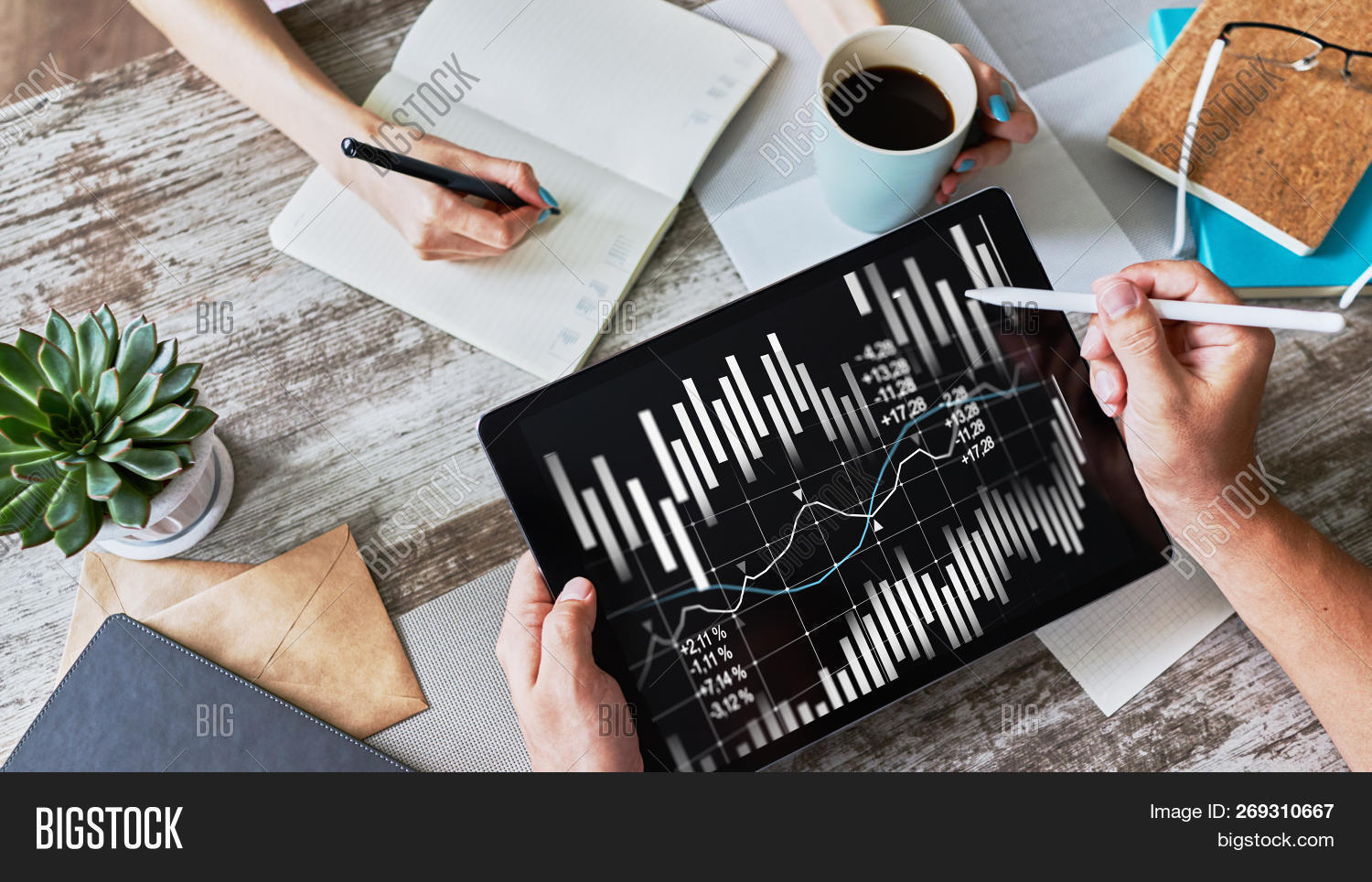 Financial Graphs Image Photo Free Trial Bigstock - 