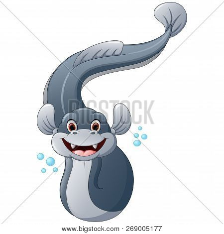 Vector Illustration Cartoon Of The Electric Eel
