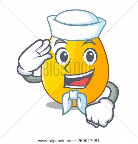 Sailor Golden Egg Cartoon For Greeting Card