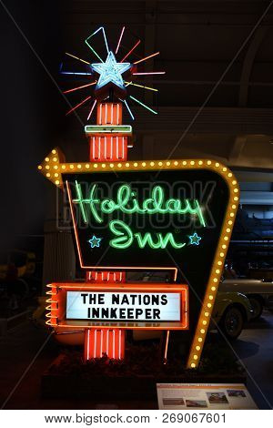 Holiday Inn Neon Sign, Henry Ford Museum, Dearborn, Mi, May 28, 2018