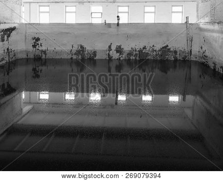 Purification Of Drinking Water. City Building. In The Frame Of The Coagulant Preparation Station. Ph