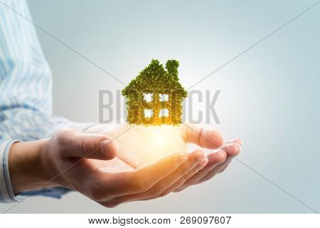 Your dream eco house. Mixed media