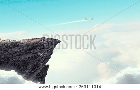Mountain peak landscape