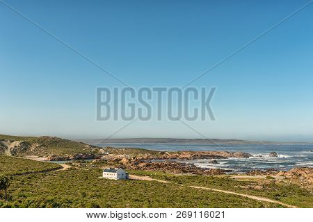 Paternoster, South Africa, August 21, 2018: A View Of Tietiesbaai Caravan Park In The Cape Columbine
