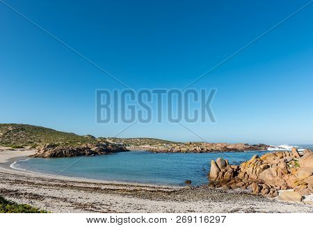 Paternoster, South Africa, August 21, 2018: A View Of Tietiesbaai Caravan Park In The Cape Columbine