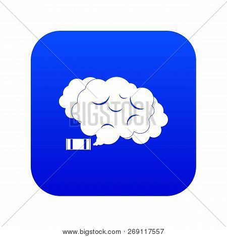 Tear Gas Icon Digital Blue For Any Design Isolated On White Vector Illustration