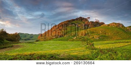 Creag Mhor Hill In Sunset Light, Highlands, Scotland