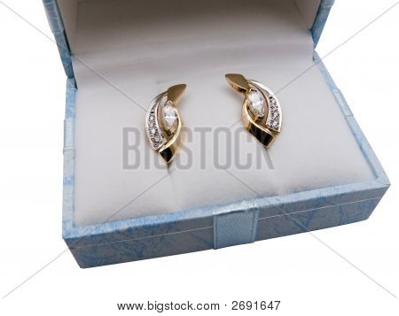 Orecchini d'oro con diamanti