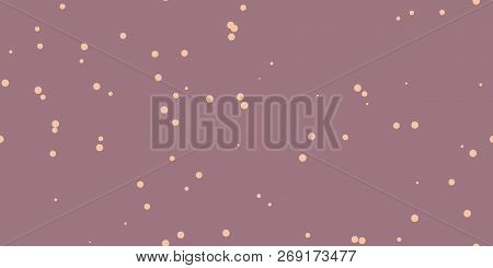 Raspberry Shambolic Bubbles Backgrounds. Seamless Artistic Random Dots Texture. Chaotic Bright Dots 