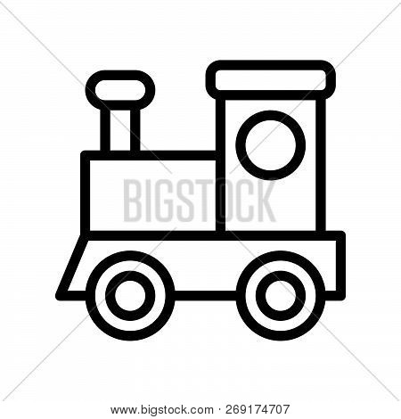 Toy Trian, Cute Christmas And Winter Related Set,suitable For Use As Material.editable Stroke.